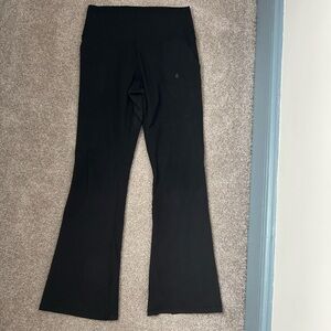 Aerie Black High-Waisted Flare Leggings